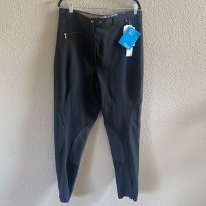 Schoeller Millers Riding Pants Mens 34 Black Horse Breeches Vintage USA NEW